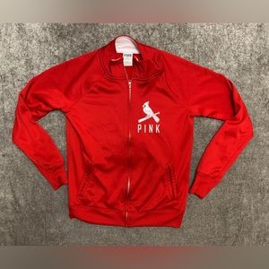 Pink by Victoria’s Secret St. Louis Cardinals 5th & Ocean Full zip jacket Sz S